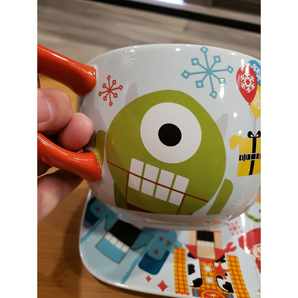Disney Pixar Holiday Soup Mug and Plate Set - Picture 5 of 9